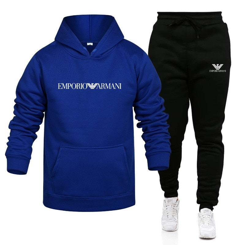 Armani/ Men Set Hoodies + Pants Sets