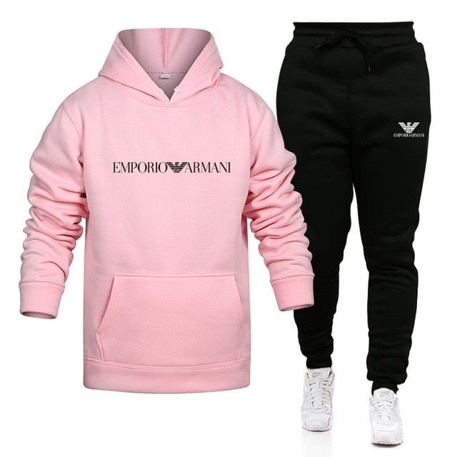 Armani/ Men Set Hoodies + Pants Sets