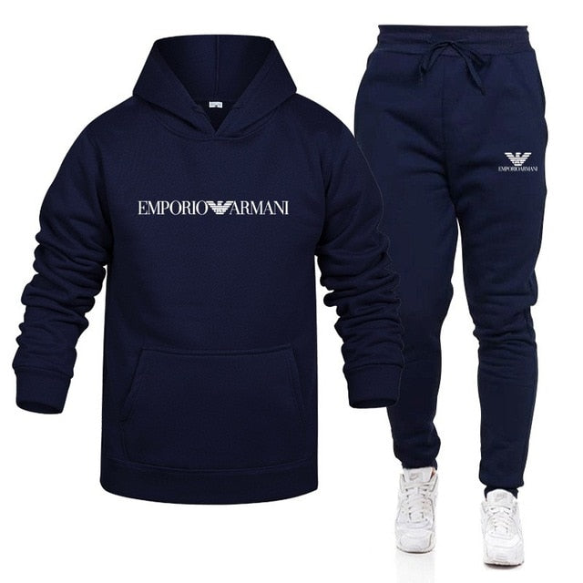 Armani/ Men Set Hoodies + Pants Sets