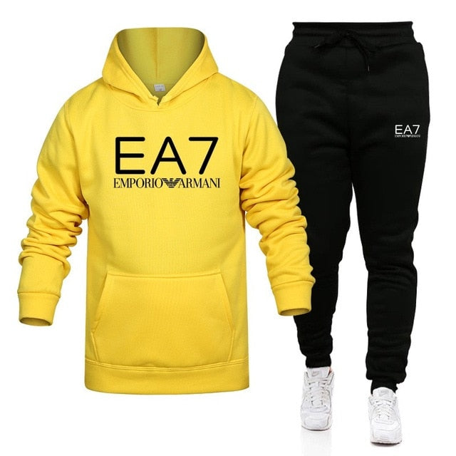 Armani/ Men Set Hoodies + Pants Sets