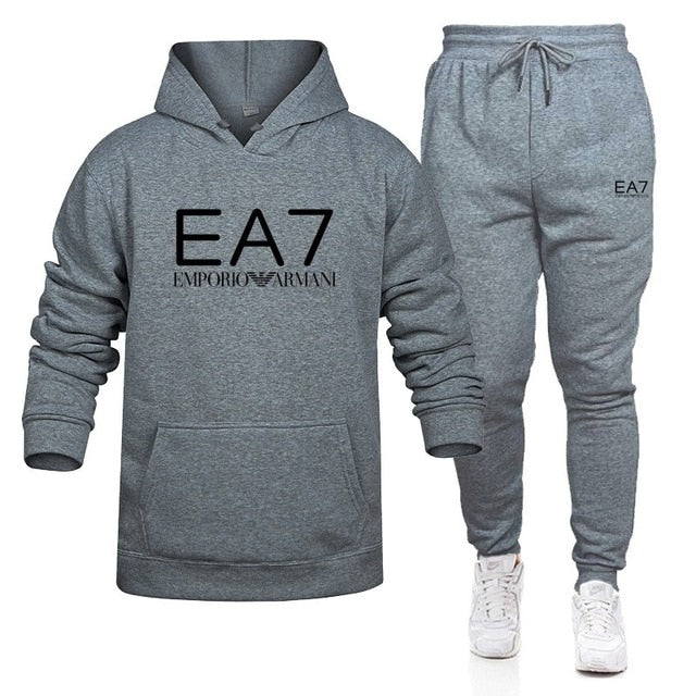 Armani/ Men Set Hoodies + Pants Sets