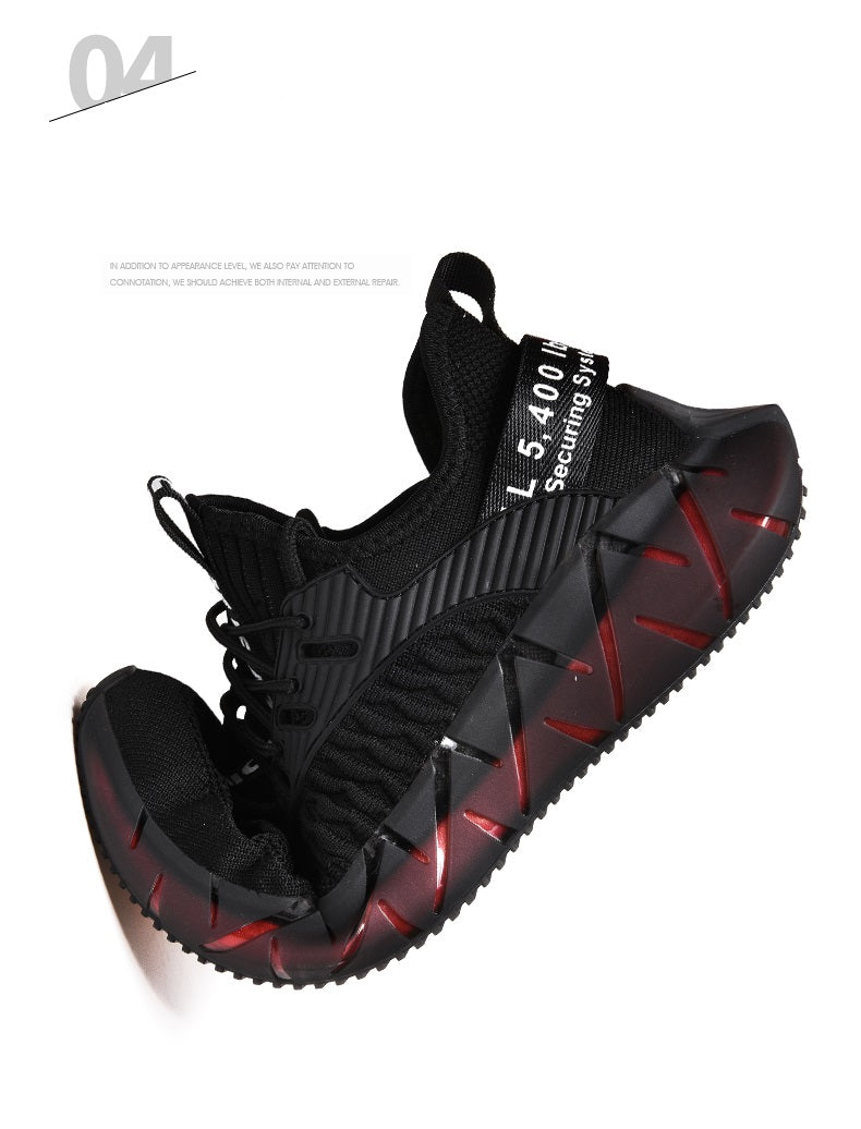 Men Black Sneakers Shoes