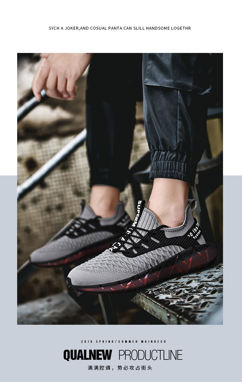 Men Black Sneakers Shoes