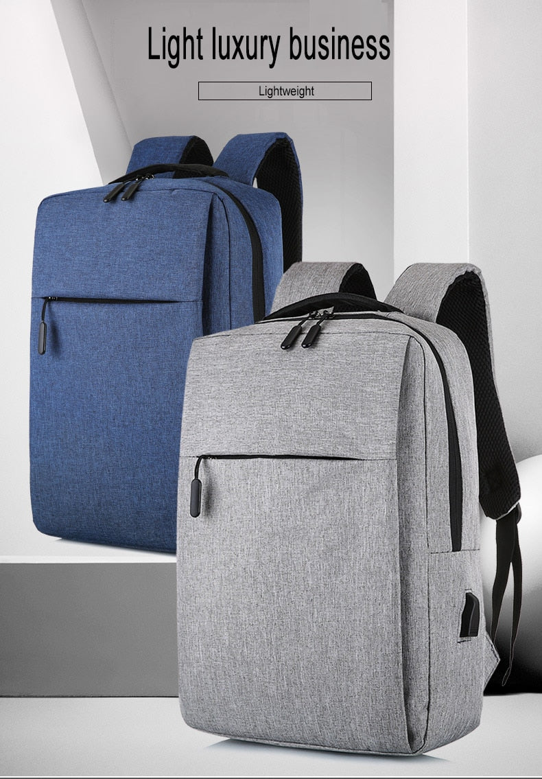 New Laptop Usb Backpack School Bag Women Gril