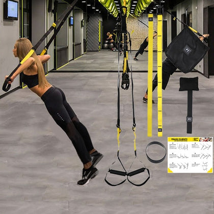 Hanging Belt Training Gym Home workout Suspension
