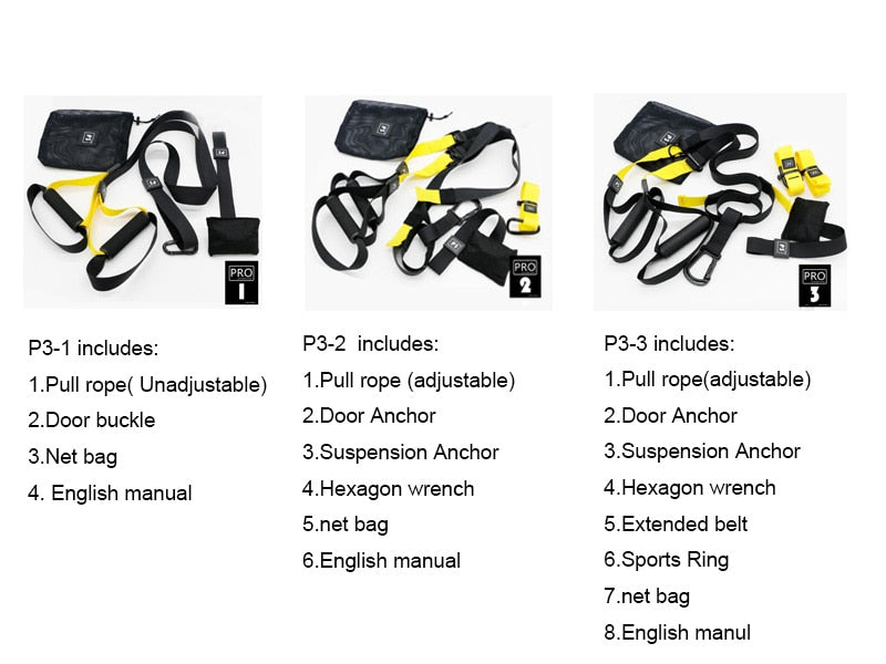 Hanging Belt Training Gym Home workout Suspension