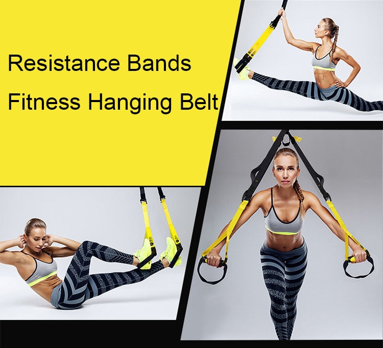 Hanging Belt Training Gym Home workout Suspension