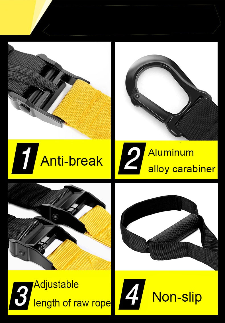 Hanging Belt Training Gym Home workout Suspension