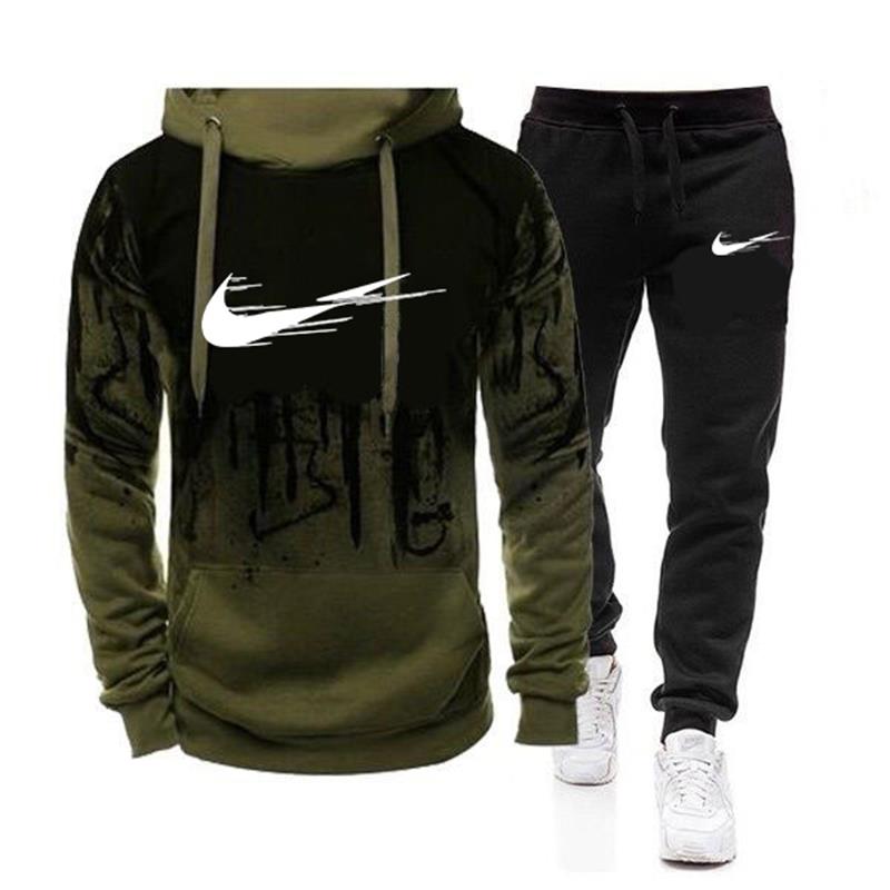 Autumn and winter/ Men's Sets hoodies +Pants