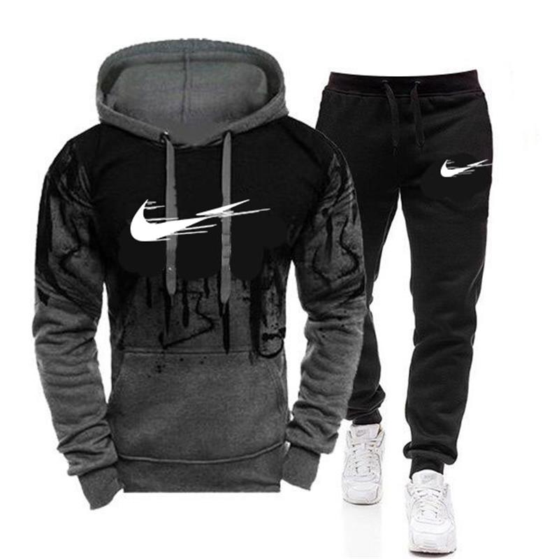 Autumn and winter/ Men's Sets hoodies +Pants