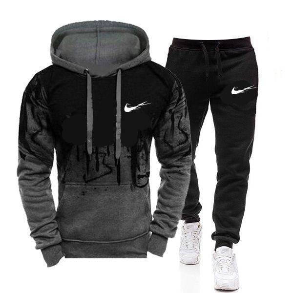 Autumn and winter/ Men's Sets hoodies +Pants