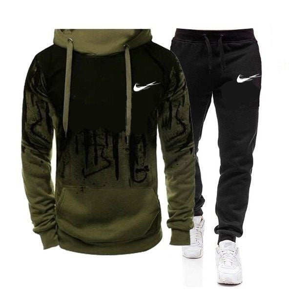 Autumn and winter/ Men's Sets hoodies +Pants