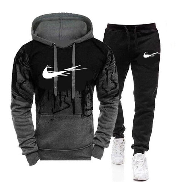 Autumn and winter/ Men's Sets hoodies +Pants
