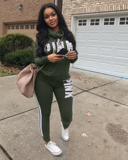 Casual Women Tracksuit 2 Piece