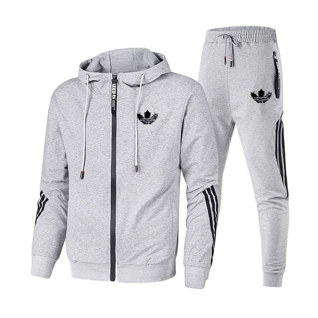 Men/Women Tracksuit 2 Pieces set Casual