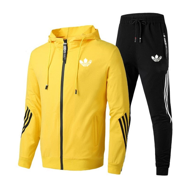 Men/Women Tracksuit 2 Pieces set Casual