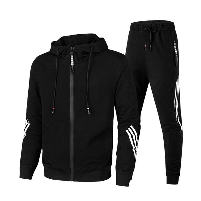 Men/Women Tracksuit 2 Pieces set Casual