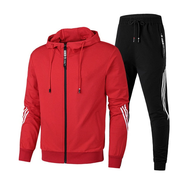 Men/Women Tracksuit 2 Pieces set Casual