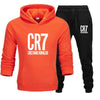 Men  Set Winter  CR7  Jacket+Pants