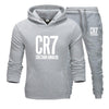 Men  Set Winter  CR7  Jacket+Pants