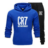 Men  Set Winter  CR7  Jacket+Pants