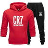Men  Set Winter  CR7  Jacket+Pants