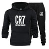 Men  Set Winter  CR7  Jacket+Pants