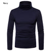 Turtleneck Long Sleeve Fashion Mens