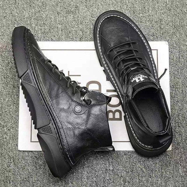 Men Leather Boots