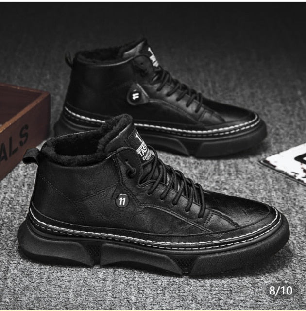 Men Leather Boots