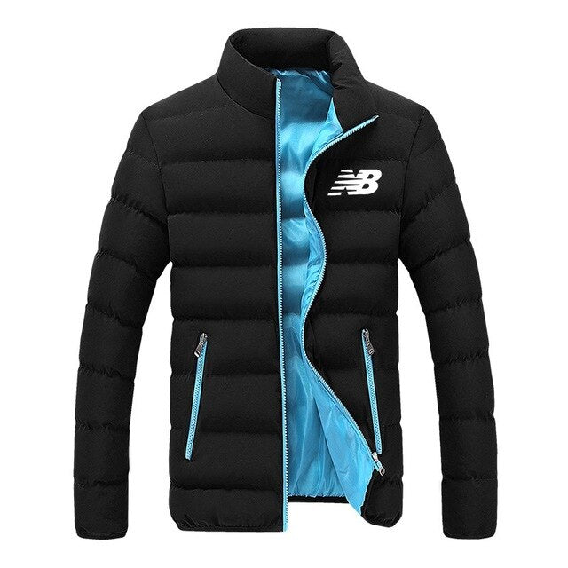 Men's Stand-Up Collar Thickened Slim Jacket Plus Size Casual Wild Trend 2020 Men's Autumn And Winter New Winter