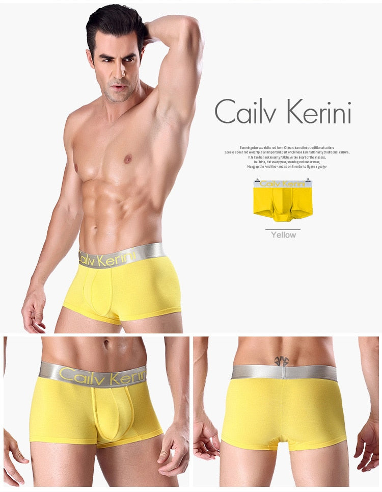 Cailv Kerini 3Pcs/Lot Cotton Men Boxer Shorts Multicolor Underwear Boxer  Summer Mid Waist Underpants Breathable Men's Panties - AliExpress