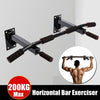 Door Wall Horizontal Bars Steel 200kg Home Gym Workout