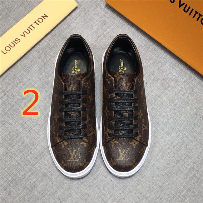 Louis Vuitton Black Leather Frontrow Sneakers Size 38 Louis Vuitton