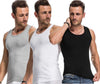 3Pcs/Lot Men Close-fitting Vest Fitness Elastic