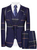 Mens Suit 3-Piece  Jacket & Vest & Pants